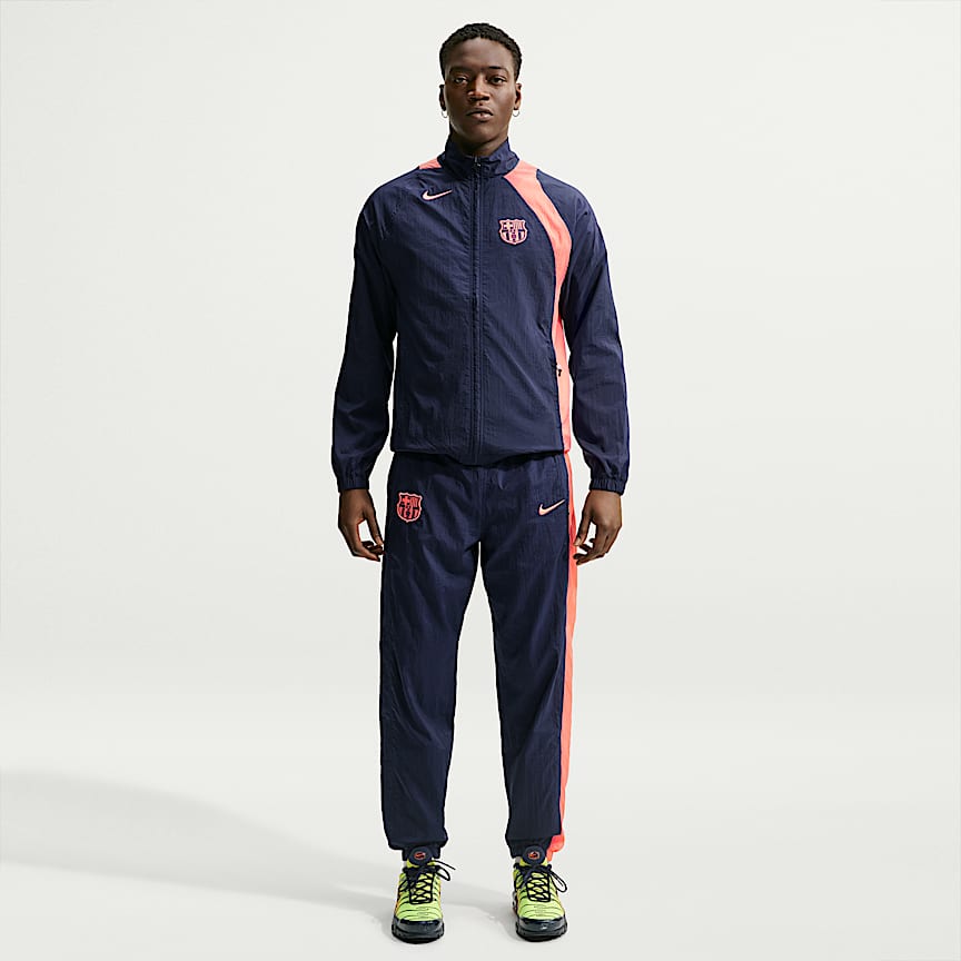 FC Barcelona Club Fourth Big Kids' (Boys') Nike Soccer Full-Zip